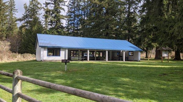 Lovely picnic shelter.