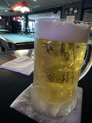 Icy cold beer