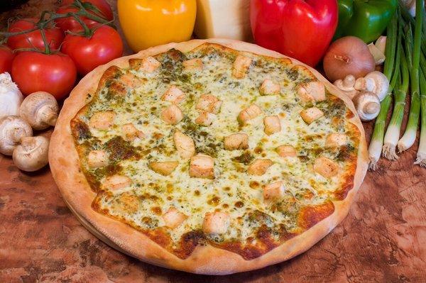 Chicken Pesto Pizza