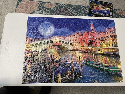 This is a puzzle I bought from here and made with some friends!