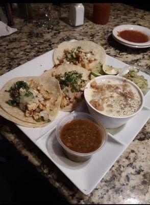 Chicken tacos n dip