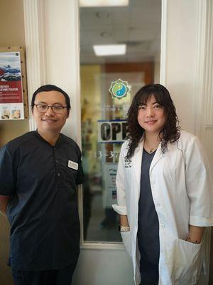 Dr. Louis Jin and Dr. Belinda He