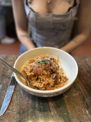 Short rib pasta