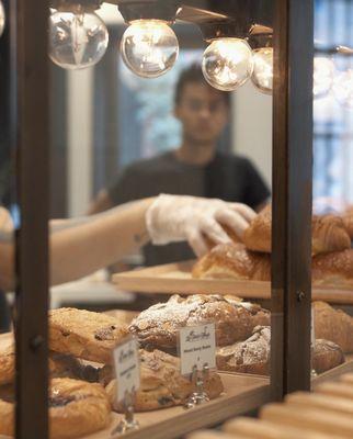 Pastries are baked fresh daily by Le Petit.