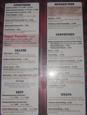 Menus