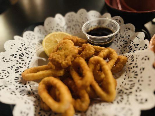 Calamari appetizer