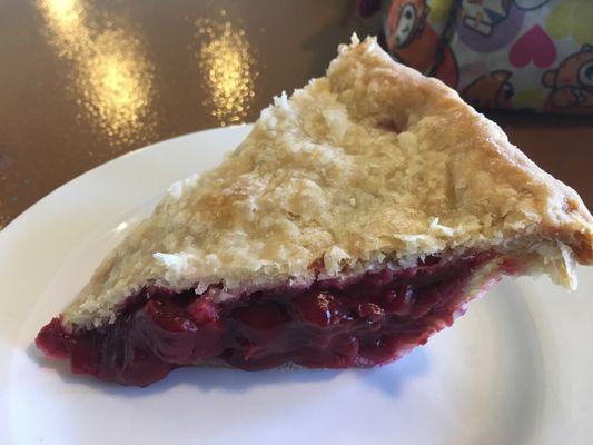 Homemade cherry pie