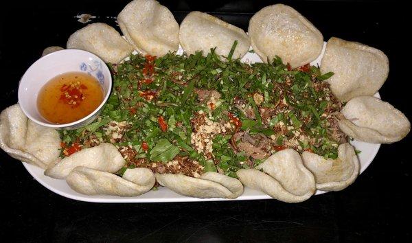 Gọi bò tái chanh