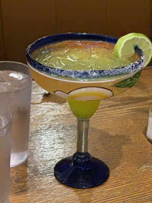 Delicious margarita on the rocks.