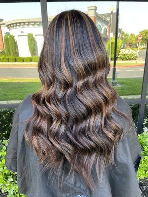 Haircut & color by Tina.  Text (916) 884-0209 to book an appointment.  Instagram: @Begold.tina