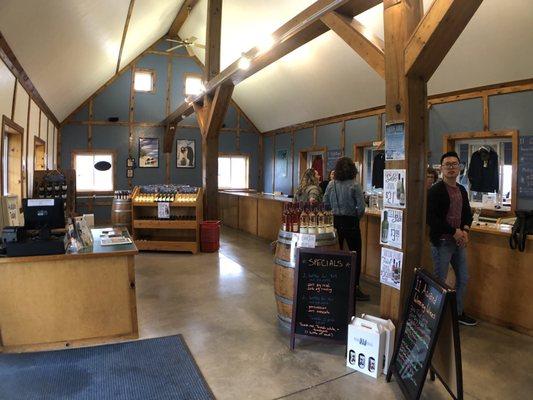 Tasting room