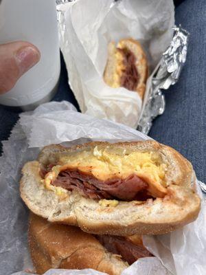 Hot breakfast sandwiches for under $5