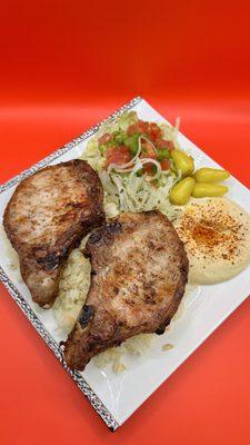 Pork chops plate