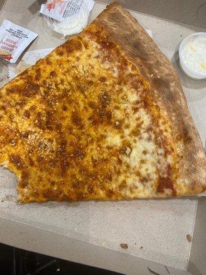 Half eaten slice #yelpdidnoteatfirst