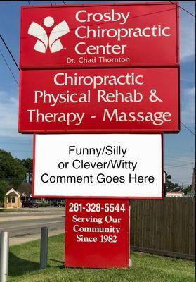 The staff are friendly and they treat everyone like family. Dr. Chad is the best chiropractor I've seen.