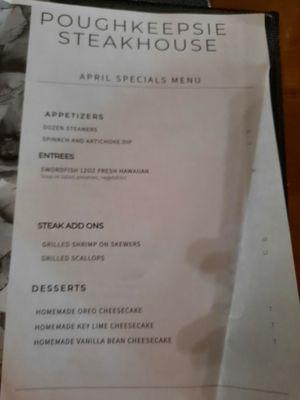 May Special Menu