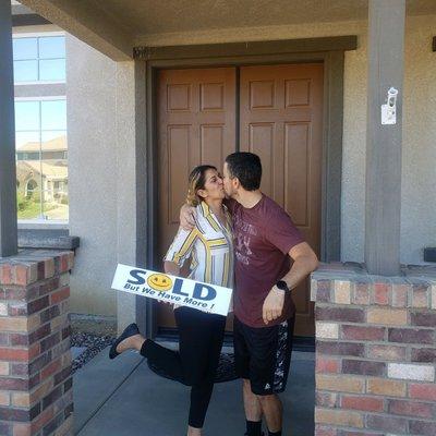 Congratulations Norma and Carlos on your first home together