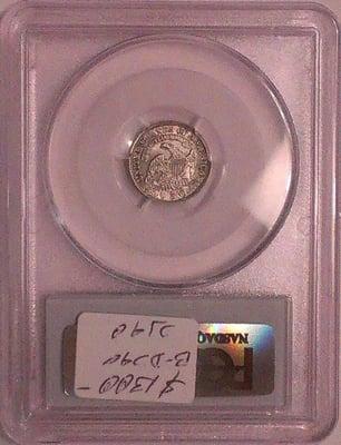 1830 1/2 Dime  MS64  back  $1300