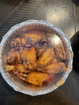 Hot & honey wings