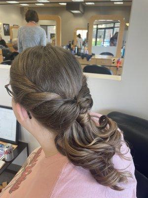 I got my hair done for prom, and I ended up loving the results!!