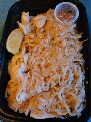 Chicken pad Thai (bland)