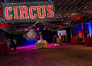 A Circus Affair. Not your children's circus party.