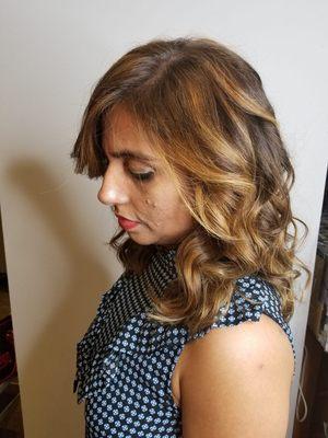 Balayage's: Ombre highlights