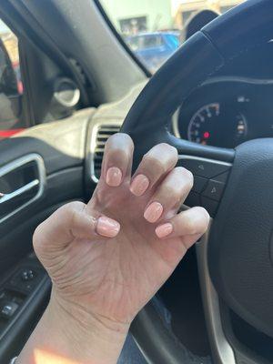 Acrylic gel nails by Emily