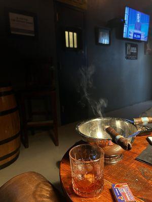 Cigar lounge