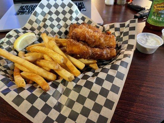 Alaskan Cod Fish & Chips!!