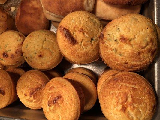 Jalapeño cornbread muffins