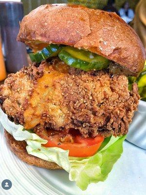 Fried Chicken Thigh Sandwich IG: @bettyeatsthecity