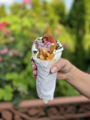 Amazing Chicken Gyro Pita Wrap