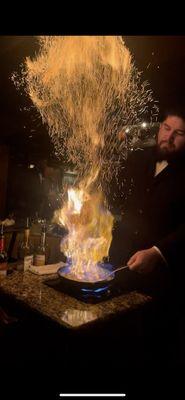 Bananas Foster or Cherries Jubilee for Two