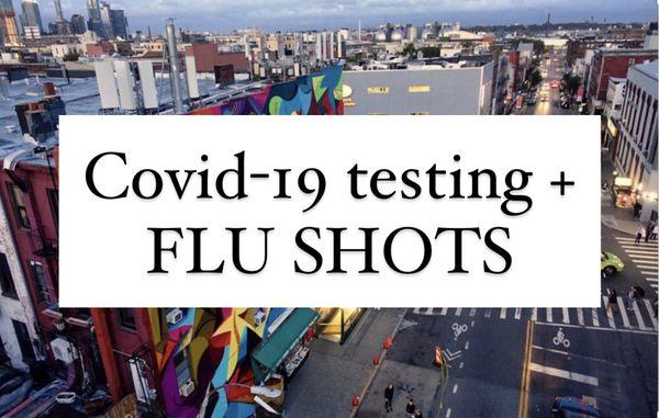 COVID-19 + FLU SEASON Get a COVID-19 test + flu shot [at the same time] all in one place. Book online at www.altrurx.com