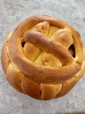 An Easter Tradition! Pane di Pasqua - Delicious Italian Easter Sweet Bread with hidden eggs & the flavors of citrus & anise.@ Central Bakery