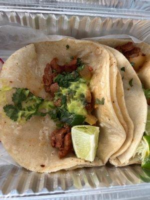 Tacos al pastor.