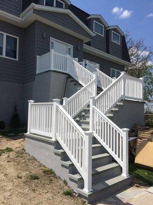 pvc railings