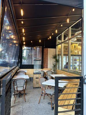 Outdoor seating