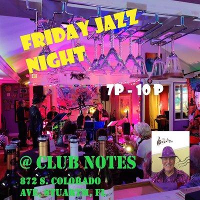 The great Friday Night Jazz Show every friday night 7p-10p