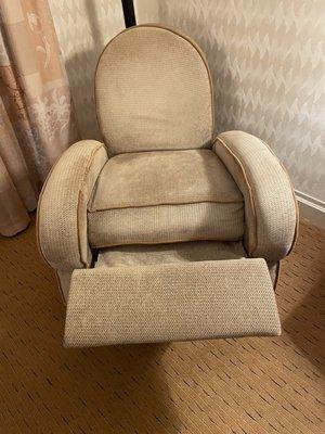 Reclining chair in the room