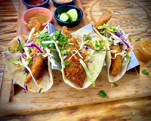 Breaded Fish Fillet Taco