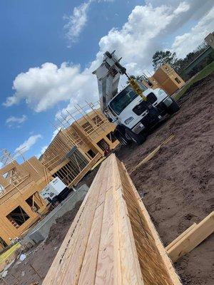 Florida Crane & Rigging - 3rd Floor Joists in Winter Springs FL