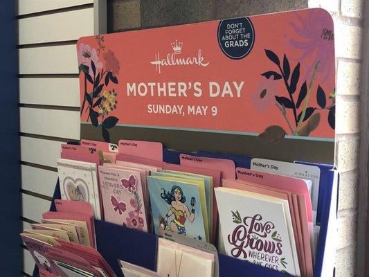 Mother's Day cards.