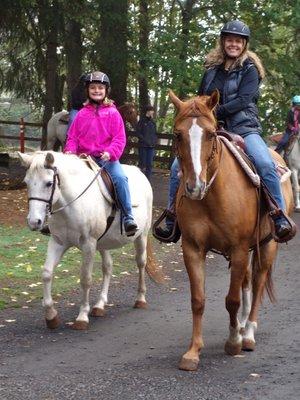 Horseback riding lessons, Mother Daughter Weekends, Equestrian College, Horsemanship Camps and more!