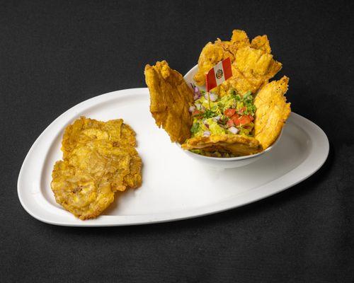 Tostones Guacamole