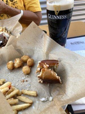 Guinness nitro and end of my curry brat