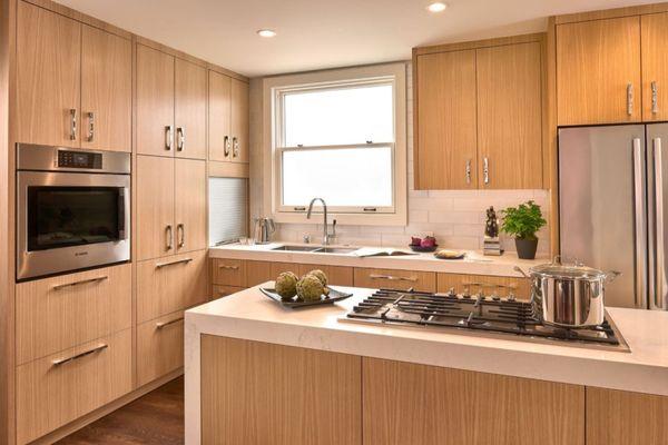 After the remodel the kitchen seems even larger and more spacious than before!