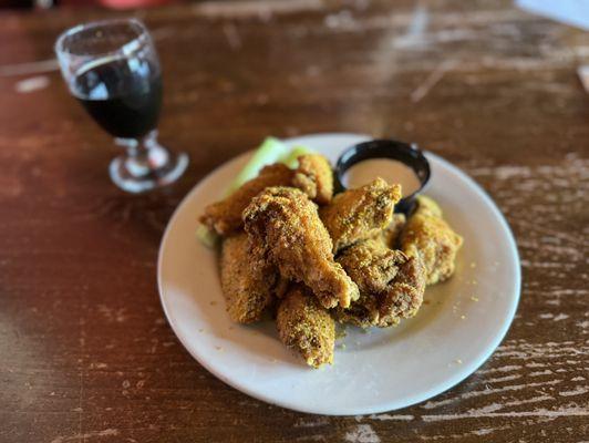 Lemon Pepper dry rub chicken wings