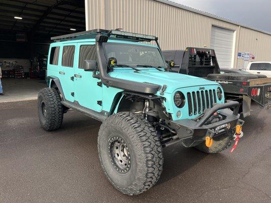 Here is a Jeep we wrap